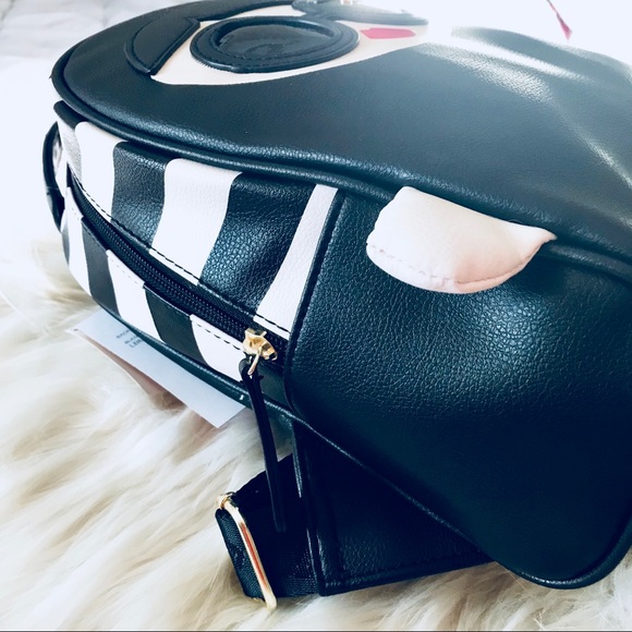 Betsey Johnson Superstar Anime Girl Black Backpack - Picture 5 of 6